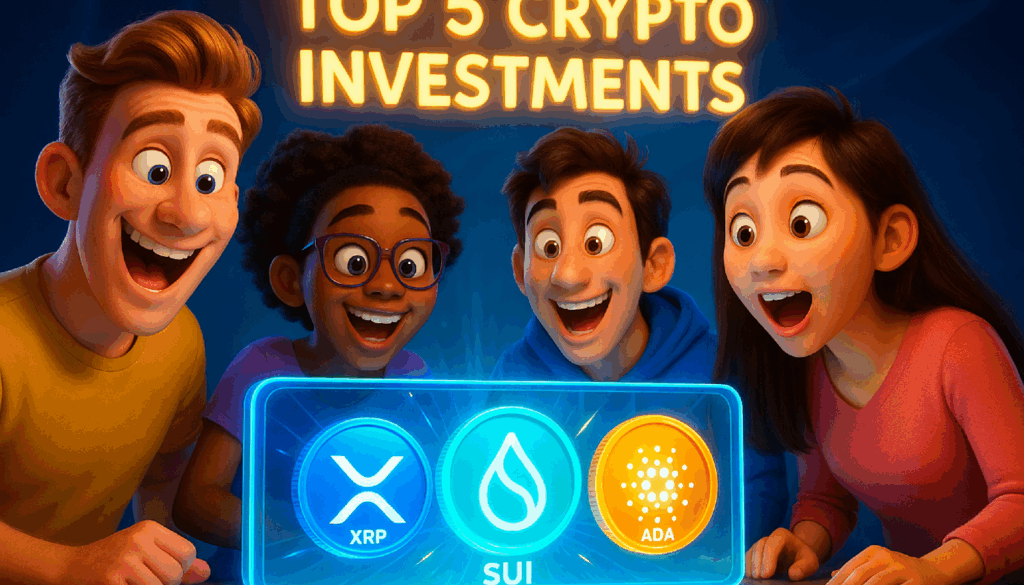 Top 5 Long-Term Crypto Investments Under $5 – XRP, SUI, ADA and More