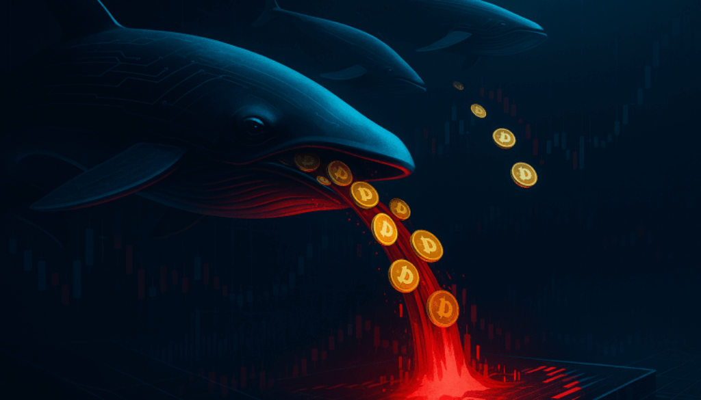 Dogecoin Plunges To $0.18 As Whales Sell 440 Million DOGE