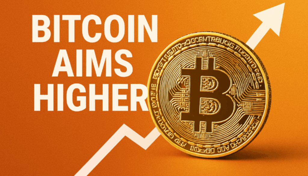 Bitcoin Aims Higher as Bulls Regain Strength and Push for Resistance Break