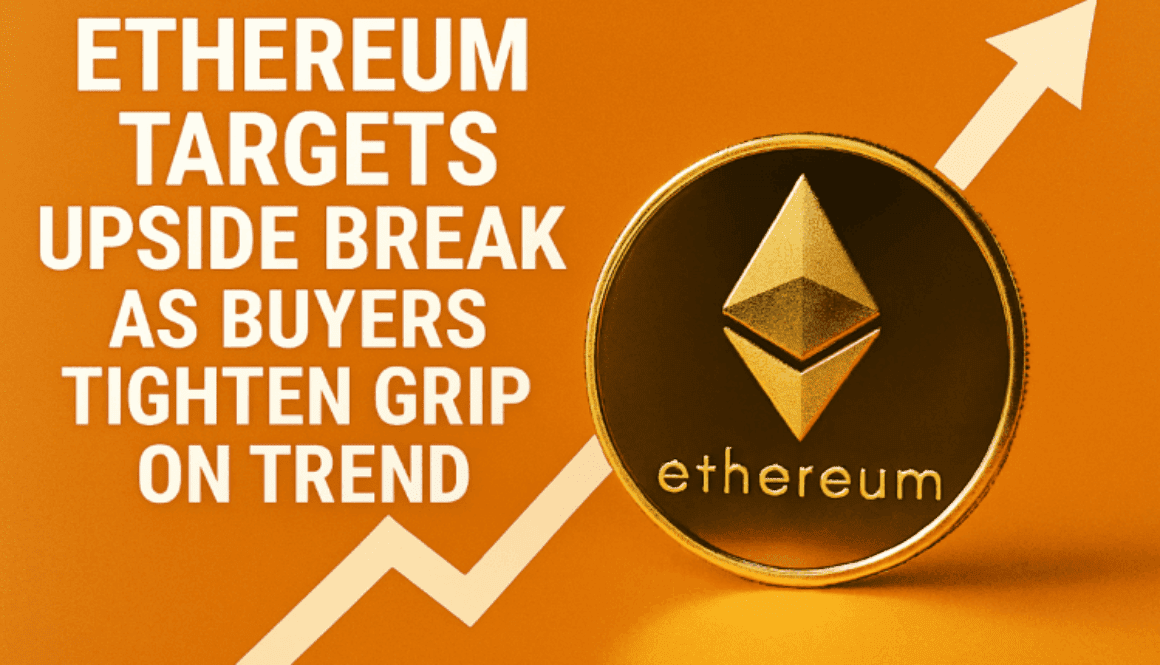 Ethereum Price Targets Upside Break as Buyers Tighten Grip on Trend