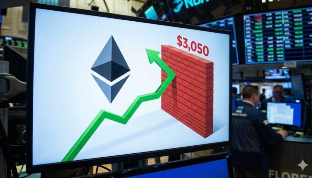 Ethereum Bulls Must Conquer $3,050 Or Momentum Quickly Fades