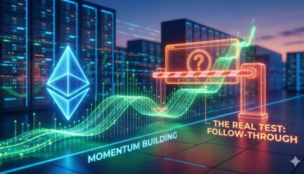 Ethereum Price Builds Momentum, But Follow-Through Is the Real Test