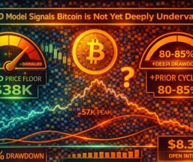 CVDD Model Signals Bitcoin Is Not Yet Deeply Undervalued: Drawdown Lags Historical Cycles