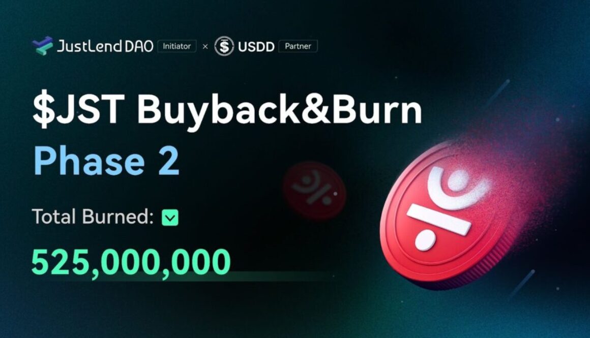 JustLend DAO Completes Second JST Buyback and Burn, Removing Nearly 11% of Total Supply