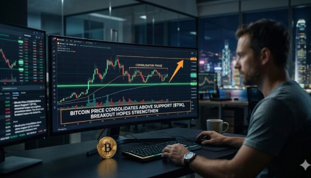 Bitcoin Price Consolidates Above Support, Breakout Hopes Strengthen
