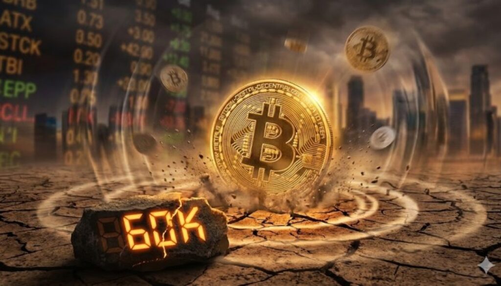 Bitcoin Price Dumps Hard To $60K, Triggering Market Shockwaves