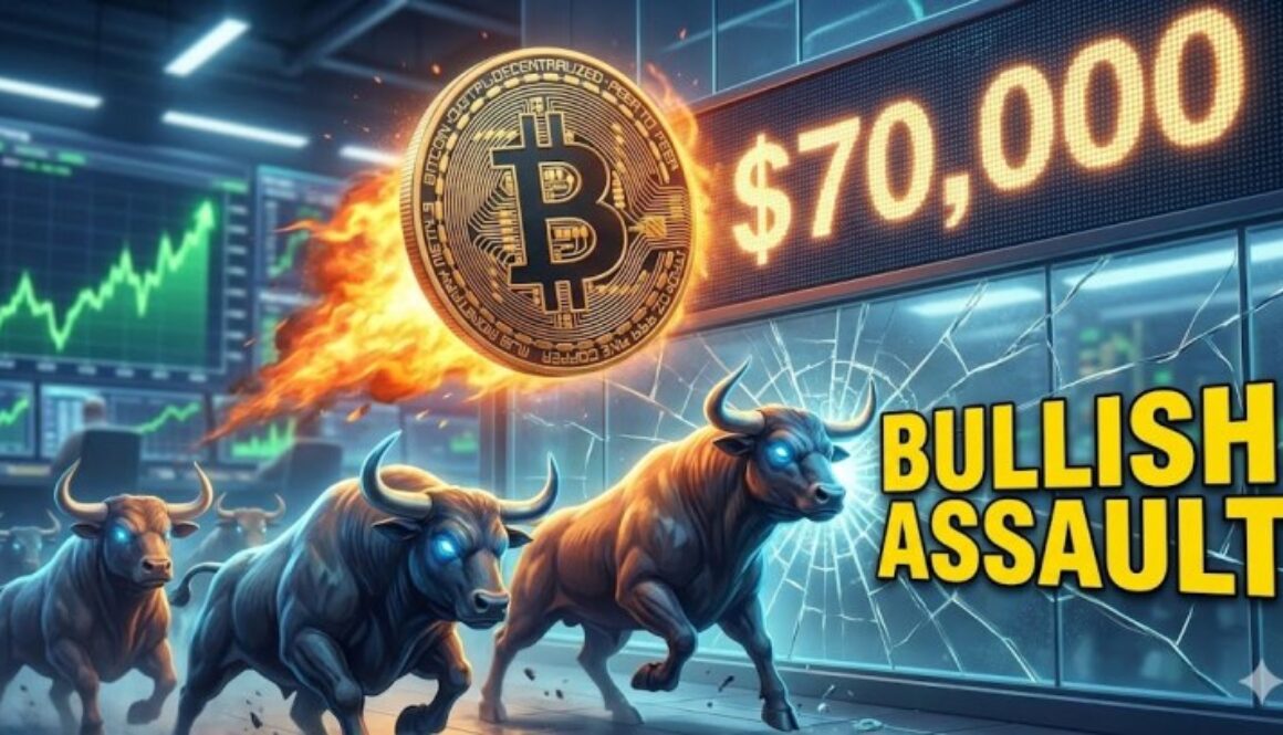 Bitcoin Price Explodes Higher, $70K Level Faces Fresh Bullish Assault