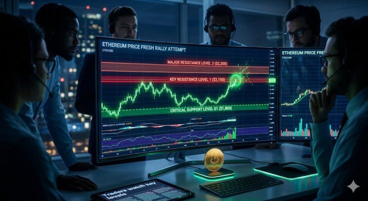Ethereum Price Signals Fresh Rally Attempt, Traders Watch Key Levels