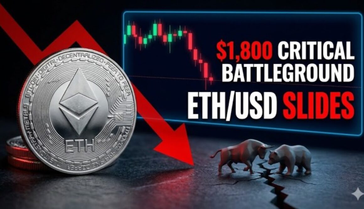 Ethereum Price Slides Deeper, $1,800 Emerges as Crucial Battleground