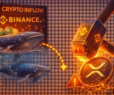 The $45 Million Crypto Hammer: Whale Inflow To Binance Threatens To Shatter XRP’s Recovery