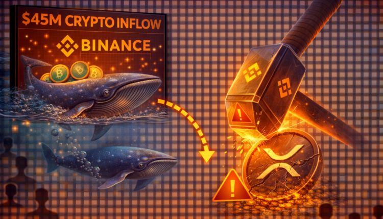 The  Million Crypto Hammer: Whale Inflow To Binance Threatens To Shatter XRP’s Recovery