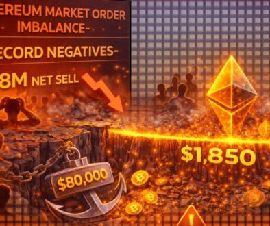Ethereum’s Market Order Imbalance Hits Record Negatives: $1,850 Is Now The Line In The Sand