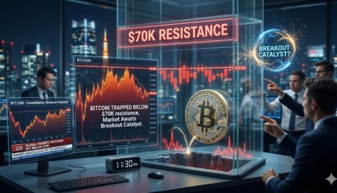 Bitcoin Price Trapped Below $70K, Market Awaits Breakout Catalyst