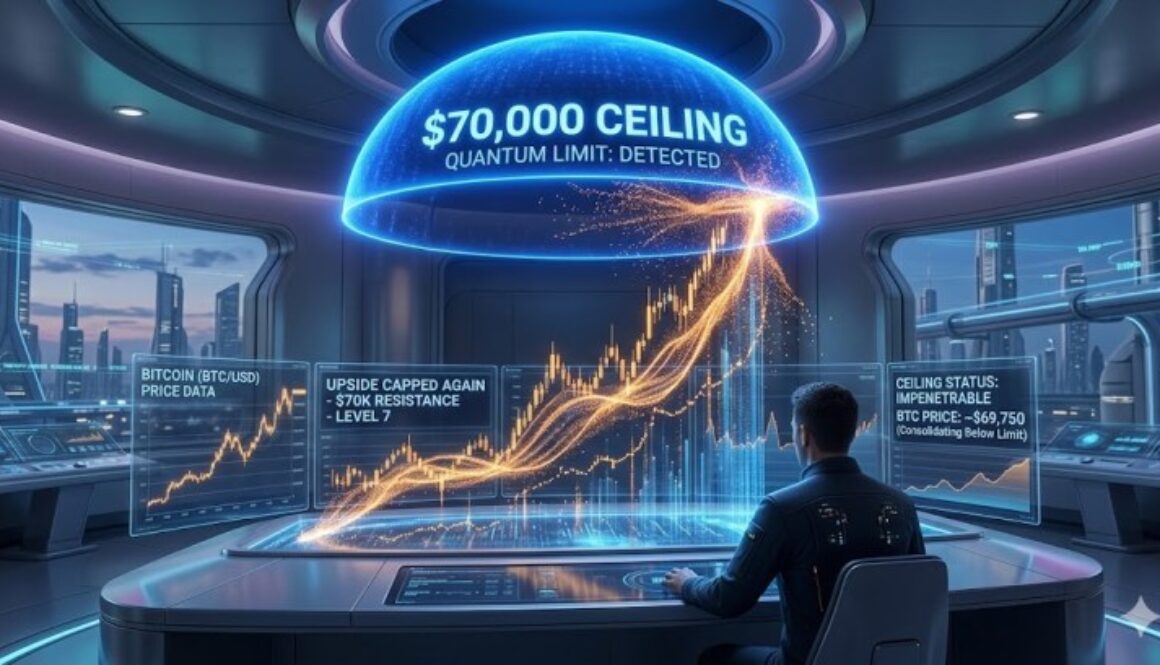 Bitcoin Price Upside Capped Again, $70K Proves Tough Ceiling