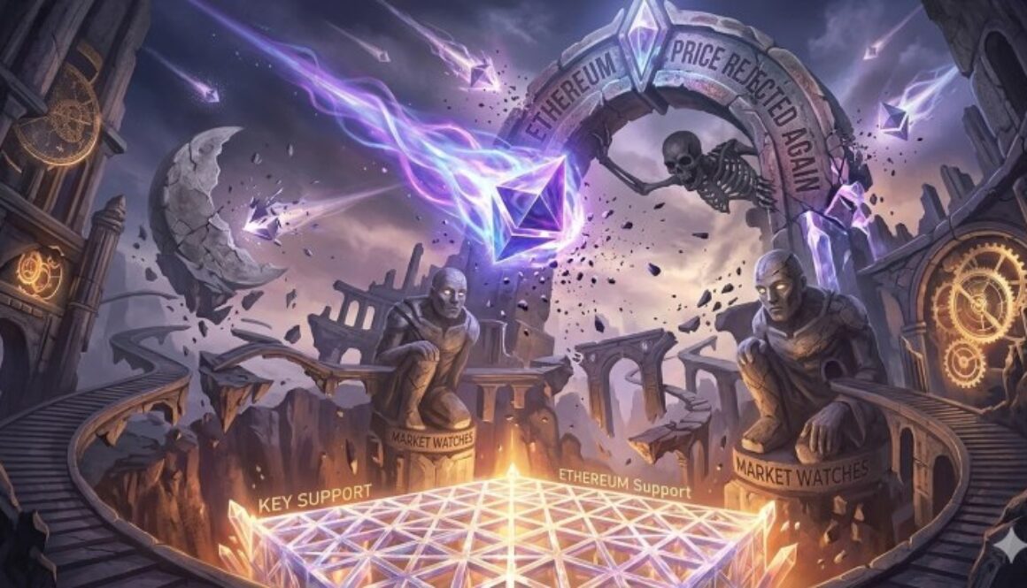 Ethereum Price Rejected Again, Market Watches Key Support Closely