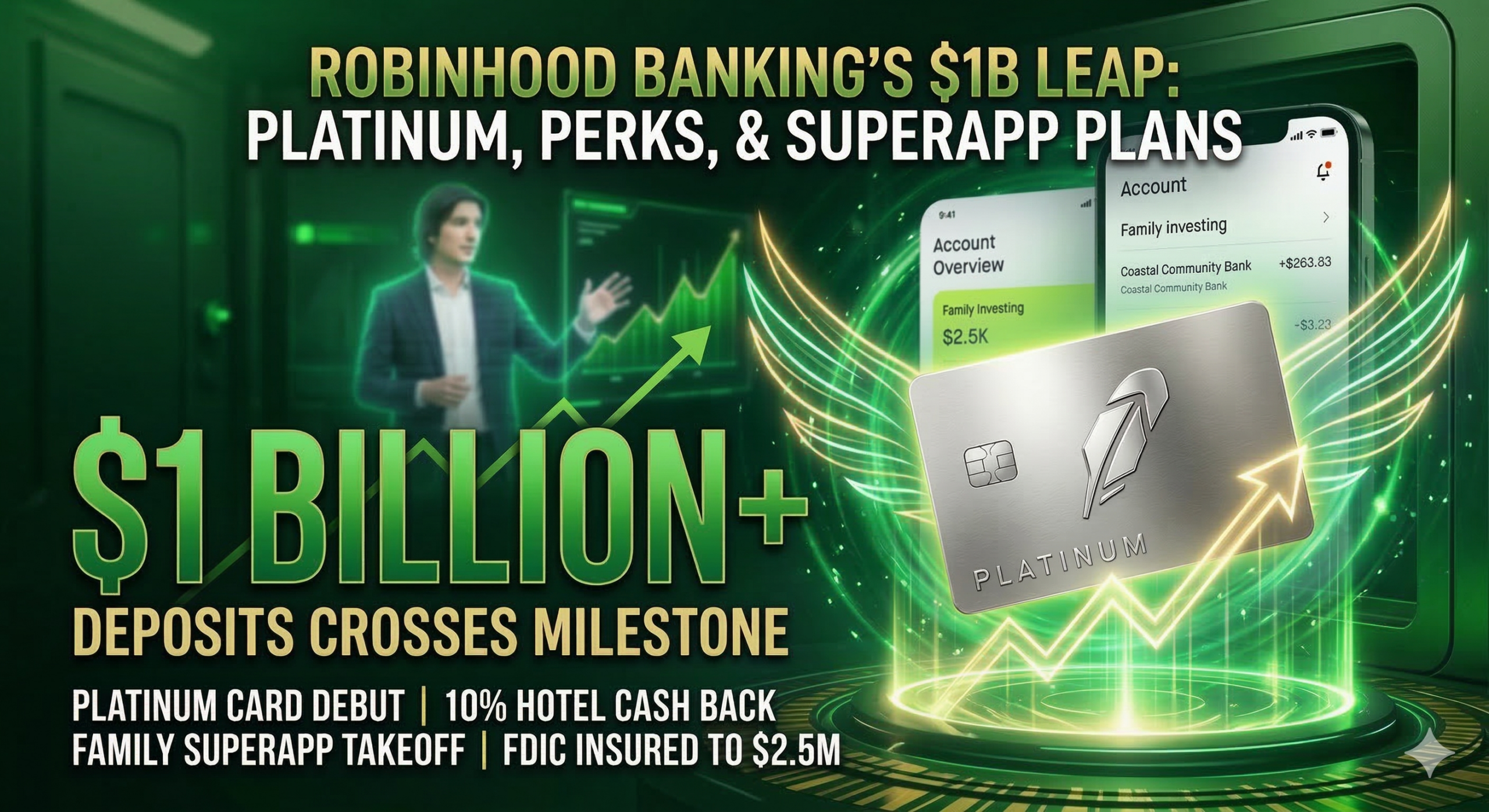 Robinhood Banking Hits  Billion in Deposits — And It’s Just Getting Started