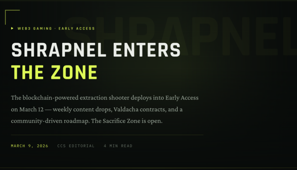 Shrapnel Crypto Coin Show