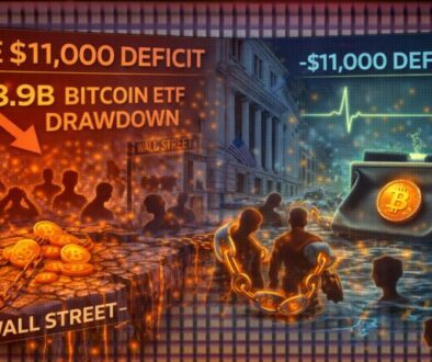 The $11,000 Deficit: Why the Record $8.9B Bitcoin ETF Drawdown Is Paralyzing Wall Street’s BTC Appetite