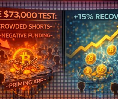 The $73,000 Test: Crowded Shorts And Negative Funding Fueled Bitcoin’s 15% Recovery