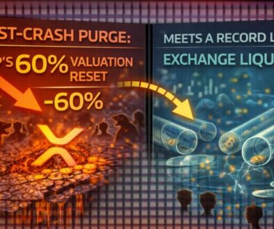 Post-Crash Purge: XRP’s 60% Valuation Reset Meets a Record Low in Exchange Liquidity