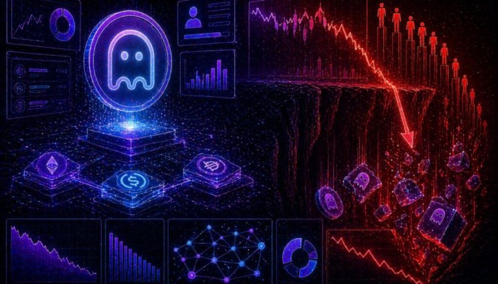 DeFi Deleveraging Hits AAVE – Analyst Explains Why Borrowing Demand Falls Off A Cliff