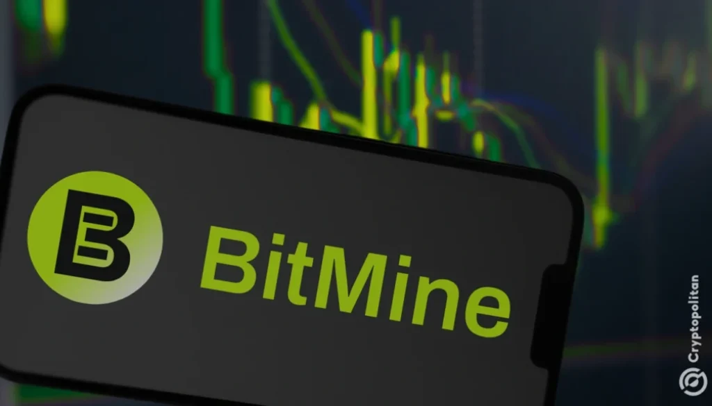 Tom Lee forecasts Ethereum at $12,000 while Bitmine sits on billions in paper losse