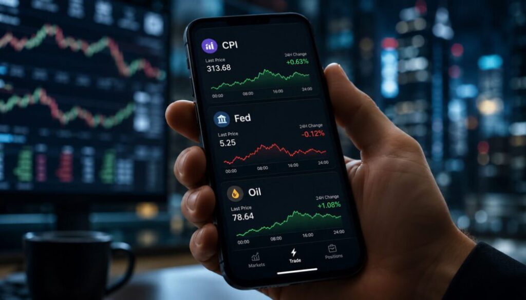 What happens when crypto traders can bet on CPI, Fed cuts, and oil 24/7?