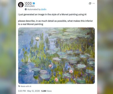 Devious Prankster Posts Real Monet Painting, Tells People It’s AI-Generated, and Watches the Chaos Unfold