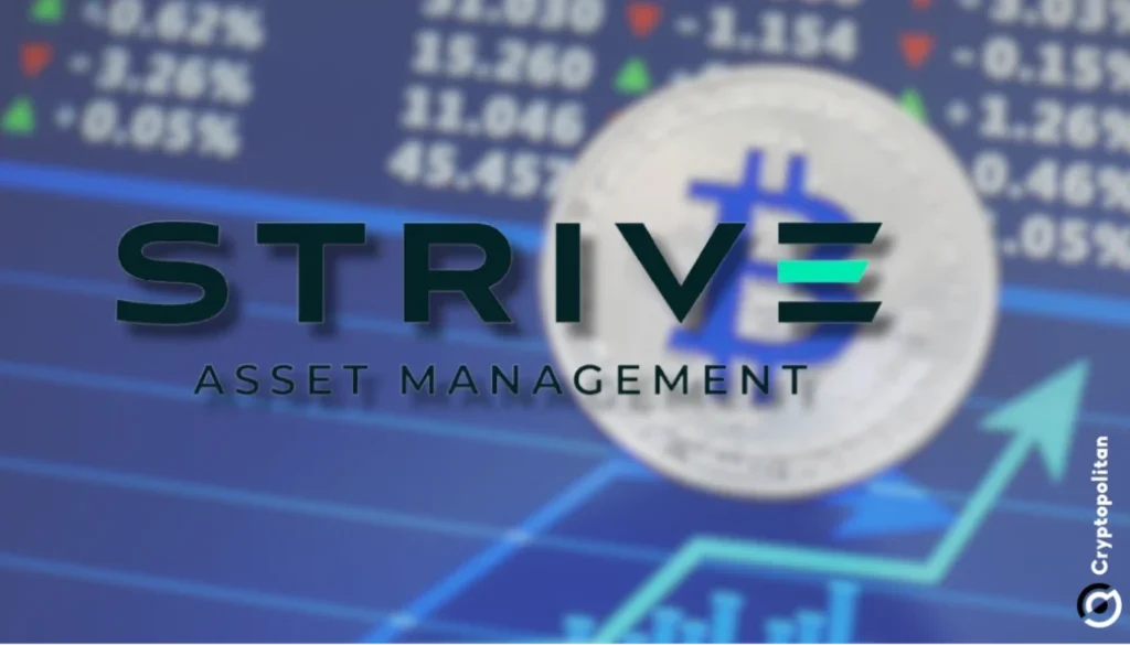 Strive adds 759 Bitcoin for $50 million, lifting treasury past 19,000 BTC