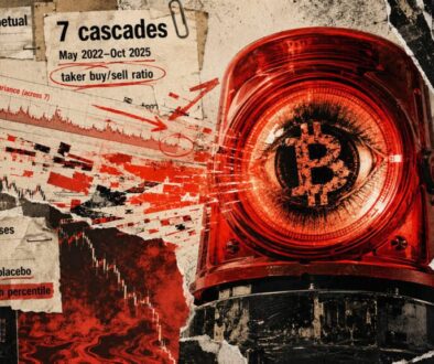 New Bitcoin study shows the strongest recurring liquidation warning signs cannot warn of an individual crash