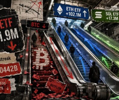 Bitcoin ETF inflows snap after $3 billion streak as ETH, XRP and Solana keep buying