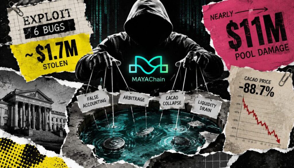 MAYAChain’s $1.36 million exploit spiraled into nearly $11 million of pool damage