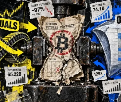 Offshore dated futures plunge 97% as Bitcoin options overtake contracts