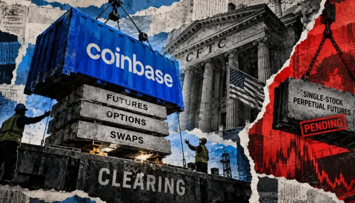 CFTC registers Coinbase Clearing as derivatives clearinghouse while stock perpetuals await approval