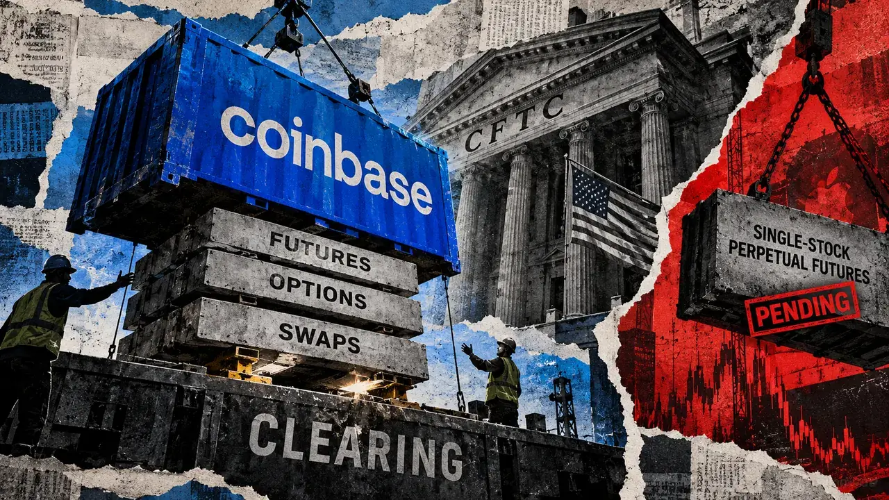 CFTC registers Coinbase Clearing as derivatives clearinghouse while stock perpetuals await approval