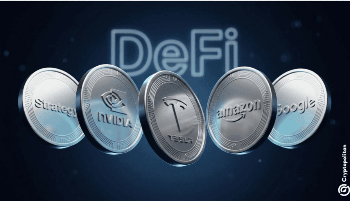 Tokenized stocks in DeFi vaults reach $262.4 million, up from $14.66 million in January