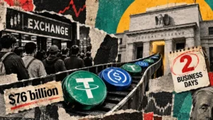 Fed stablecoin rule leaves 76 billion dollars trapped at exchanges