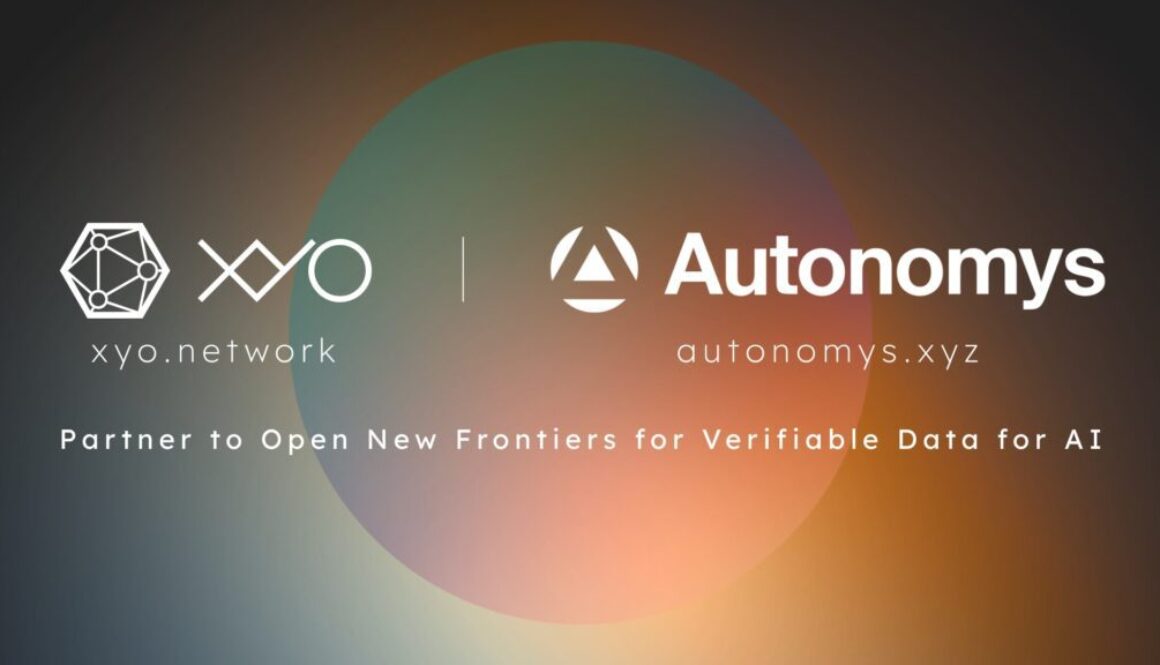 XYO and Autonomys partnership announcement graphic