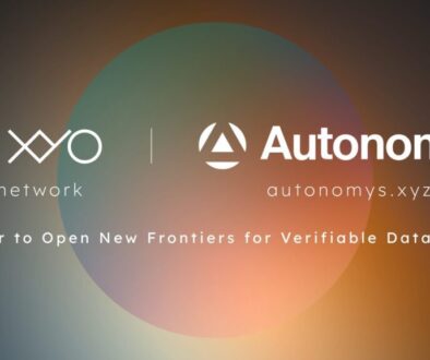 XYO and Autonomys partnership announcement graphic