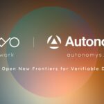 XYO and Autonomys partnership announcement graphic