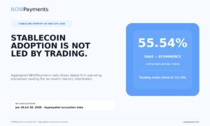 SaaS and eCommerce partners now represent 55.54% of NOWPayments merchant base