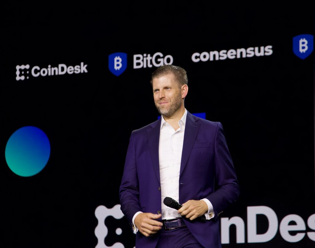 Eric Trump says family hotel business is studying stablecoin pay