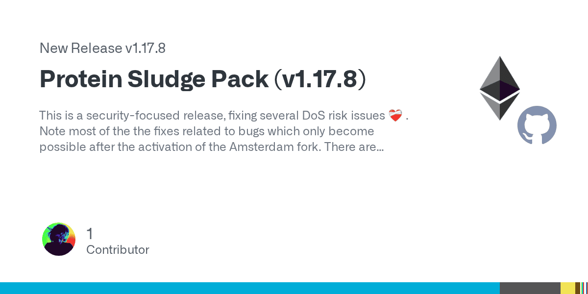 Ethereum client Geth releases v1.17.8 with DoS fixes
