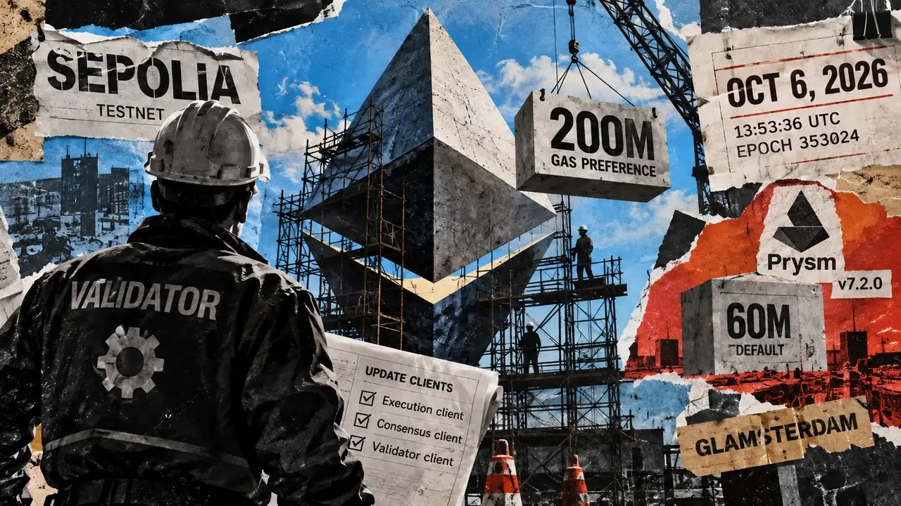 Ethereum Foundation deploys Glamsterdam upgrade to test optional 200 million gas limit on Sepolia