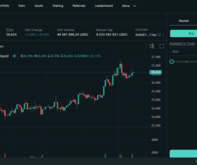 Screenshot of the Hyperliquid web trading interface