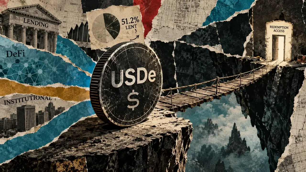 Ethena allocates majority of USDe backing to DeFi lending, creating redemption risk